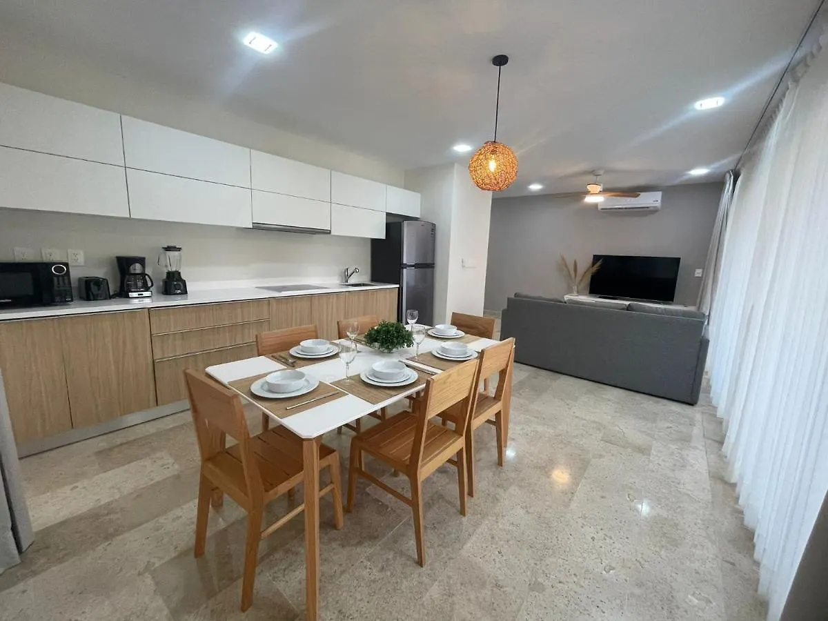Cozy Apt W/Swim-Up Pool Appartement Tulum Pueblo