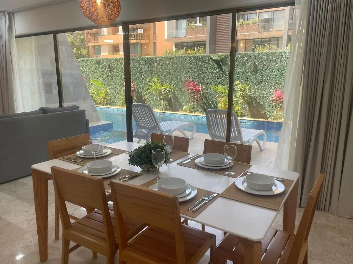 Cozy Apt W/Swim-Up Pool Appartement Tulum Pueblo Mexico