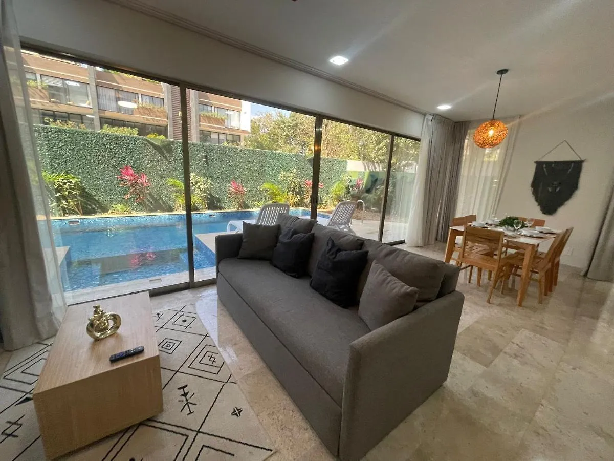 Cozy Apt W/Swim-Up Pool Appartement Tulum Pueblo